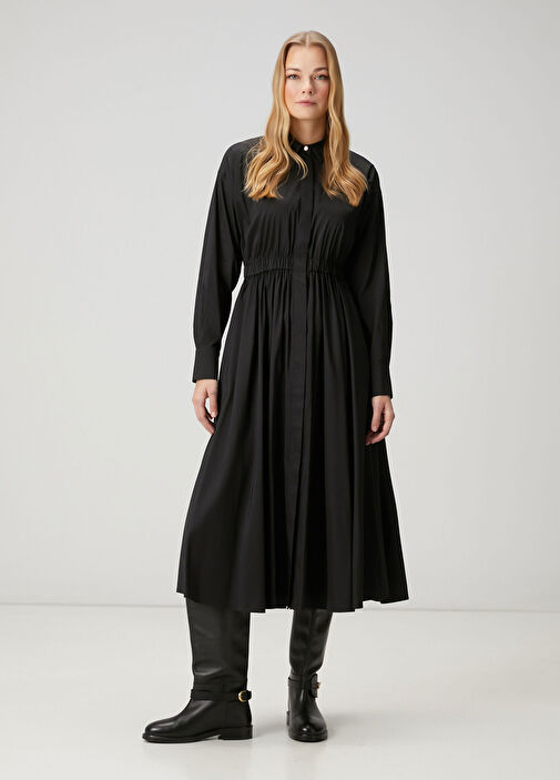women's fall cocktail dresses LaDivine KV1133 Short Homecoming Pleated A Line Dress The waist is defined Style:Christmas Tree Black Actors in Dresses: Bin-102019-SC1