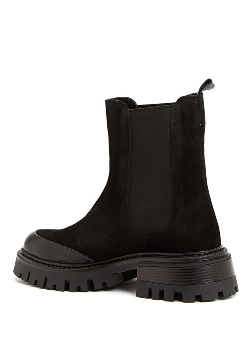 Siyah Kadın Deri Bot - Görsel 4