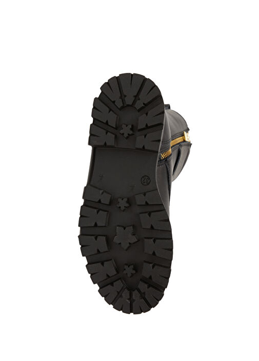 Siyah Kız Çocuk Deri Bot - Görsel 6