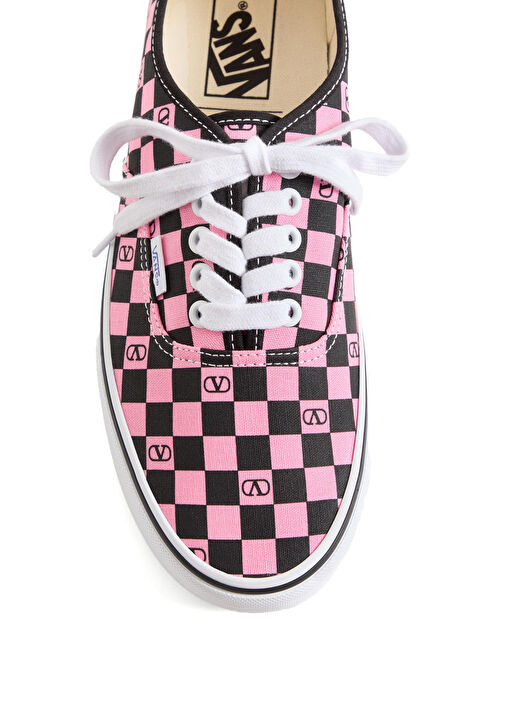 X Vans Pembe Siyah Kadın Sneaker - Görsel 8