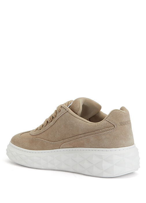 Diamond Maxi Bej Erkek Deri Sneaker - Görsel 4
