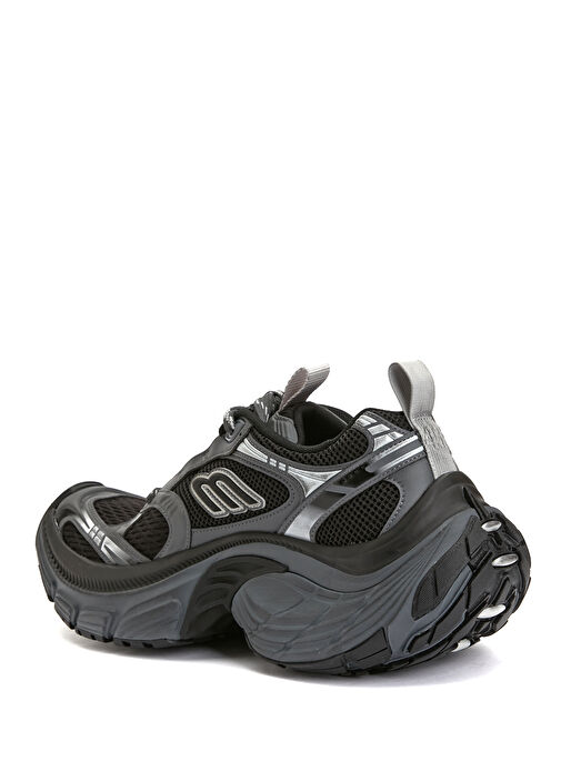 6XL Siyah Gri Erkek Sneaker - Görsel 4