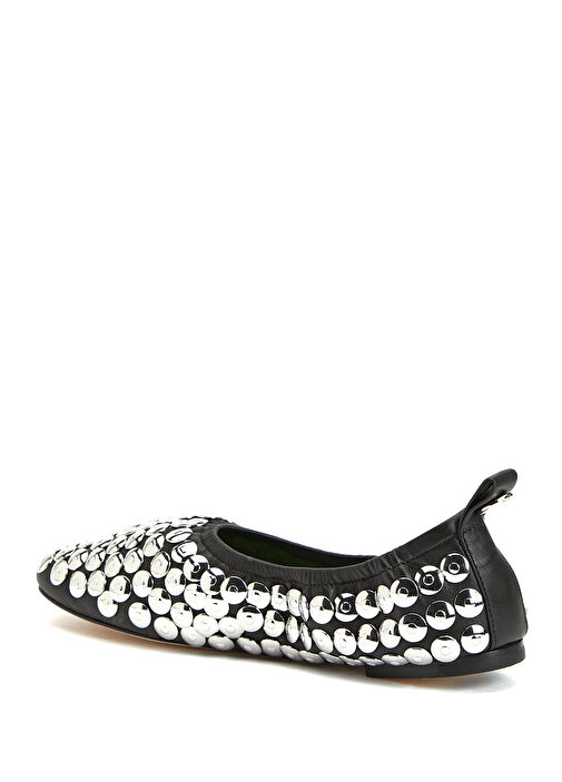 Siyah Troklu Deri Babet - Görsel 4