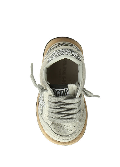 Ball Star Beyaz Unisex Çocuk Deri Sneaker - Görsel 4