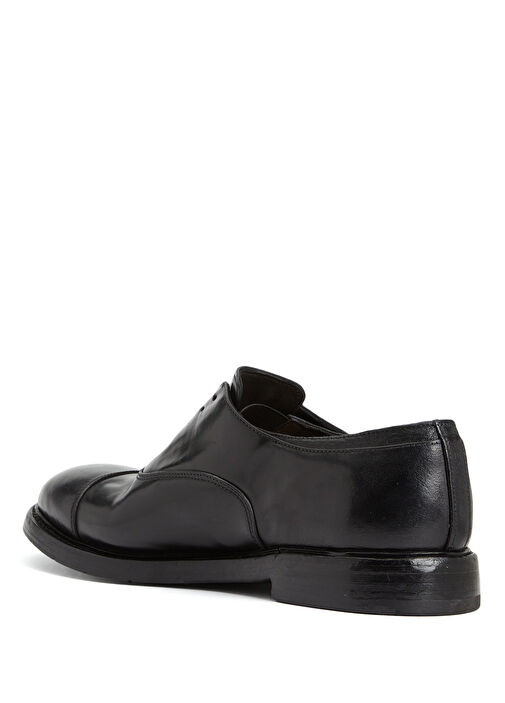 Siyah Erkek Deri Ayakkabı - Görsel 4