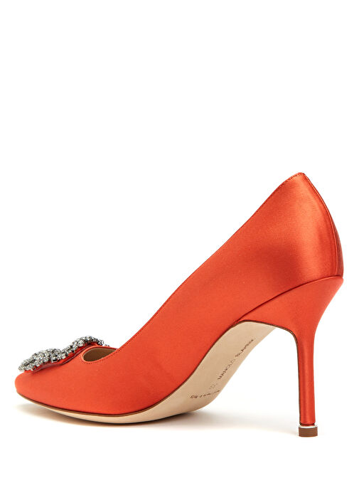 Hangisi Kırmızı Taşlı Tokalı Stiletto - Görsel 4