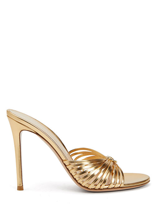 Gold Kadın Deri Terlik - Görsel 2