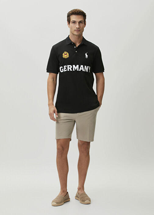 Polo Ralph Lauren Siyah Erkek Classic Fit Germany Koyu Yeşil Polo