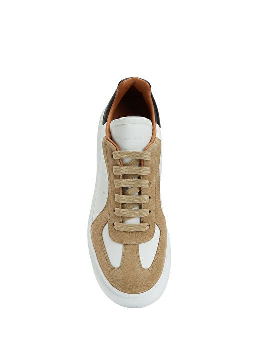 Colorblocked Erkek Deri Sneaker - Görsel 5