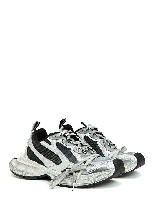 3XL Gradient Beyaz Gri Erkek Sneaker - Görsel 3