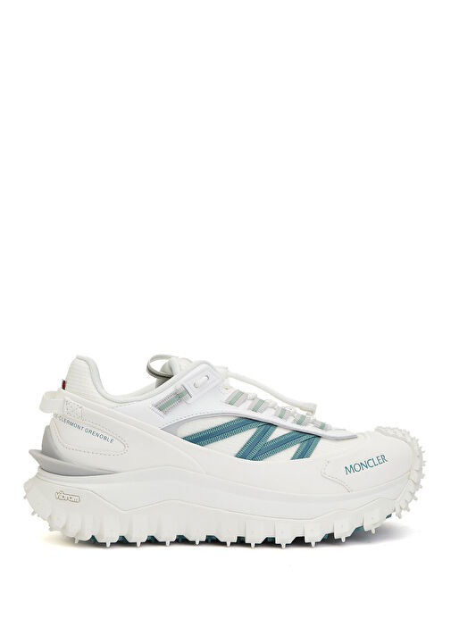 Moncler Kırık Beyaz Kadın Kırık Beyaz Yeşil Kadın Sneaker 1892648