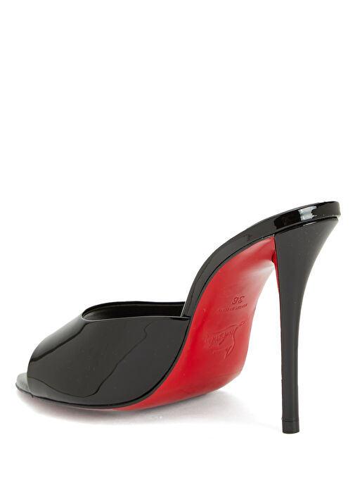 Miss Z Siyah Kadın Deri Terlik - Görsel 4