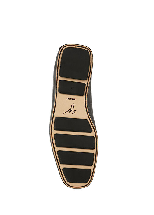 Siyah Erkek Deri Loafer - Görsel 6