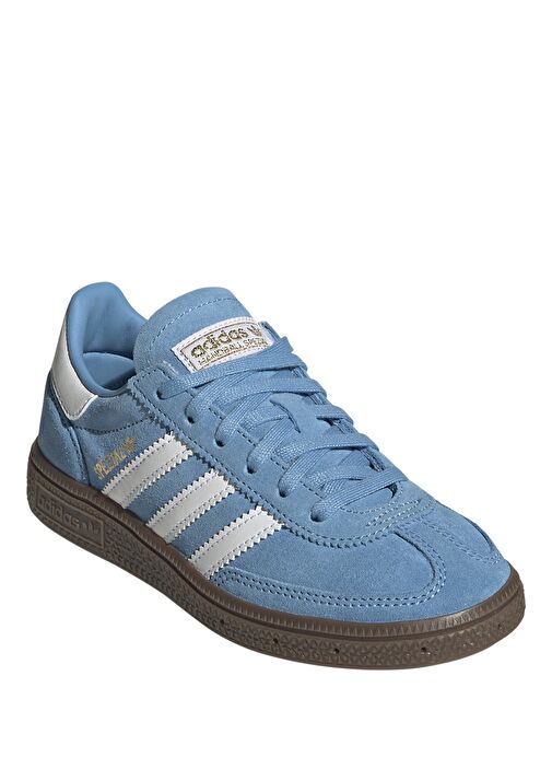 Handball Spezial Mavi Unisex Çocuk Deri Sneaker - Görsel 3