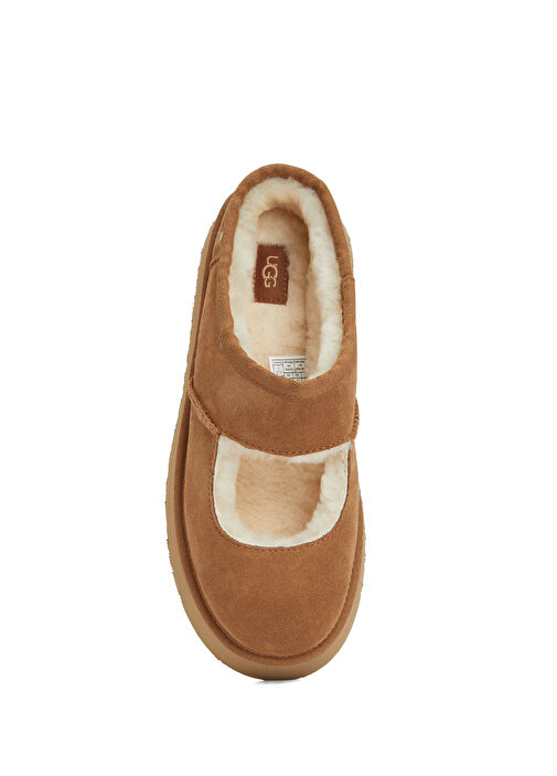 Bea Mary Jane Taba Kadın Deri Terlik - Görsel 5