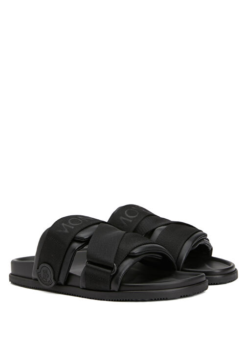 Mon Summer Siyah Erkek Deri Sandalet - Görsel 3