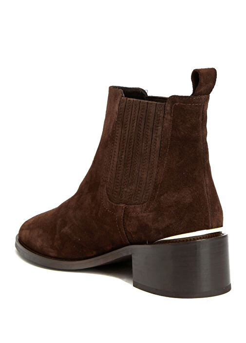 Kahverengi Kadın Deri Bot - Görsel 4