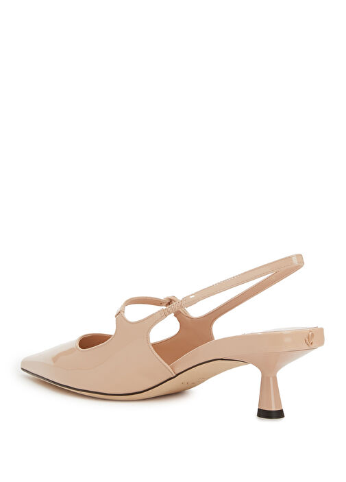 Didi Nude Deri Topuklu Ayakkabı - Görsel 4