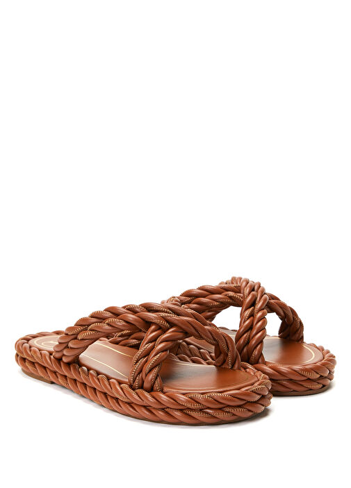 Taba Kadın Deri Terlik - Görsel 3