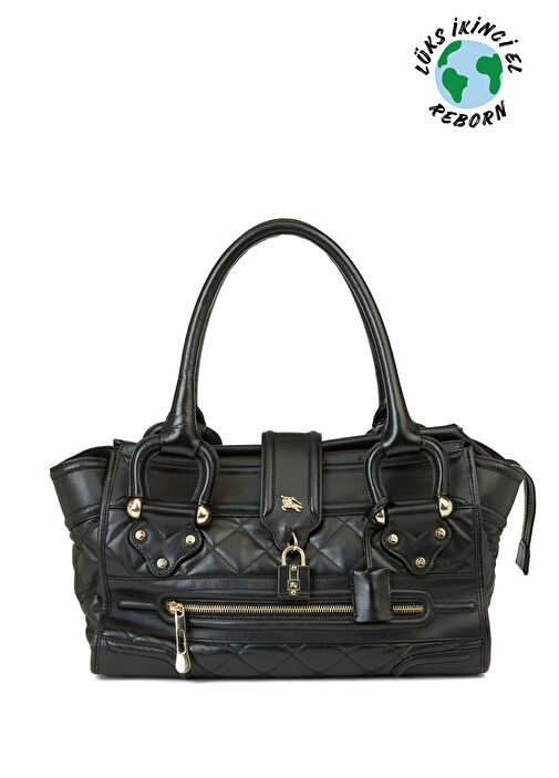 Beymen Reborn Burberry leather manor bag