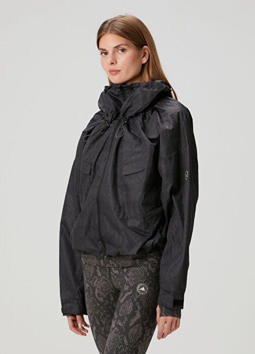 Adidas by Stella McCartney - by Stella Mccartney Siyah Ceket - Siyah