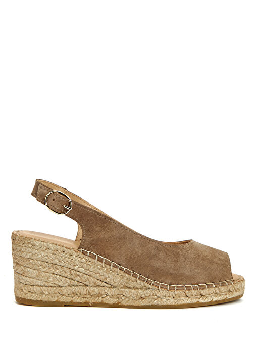 Vizon Kadın Süet Espadril - Görsel 2