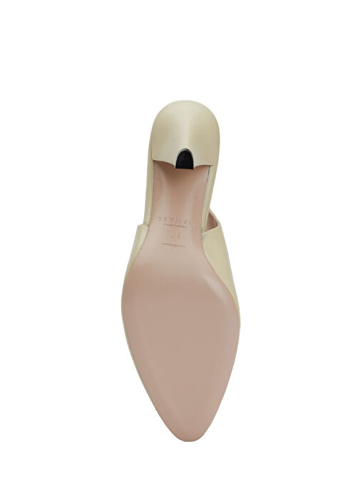 Beymen Collection Beymen Collection Retro Ekru Deri Topuklu Ayakkabı Basketbol Ayakkabıları | Beymen Ekru - 6. görsel