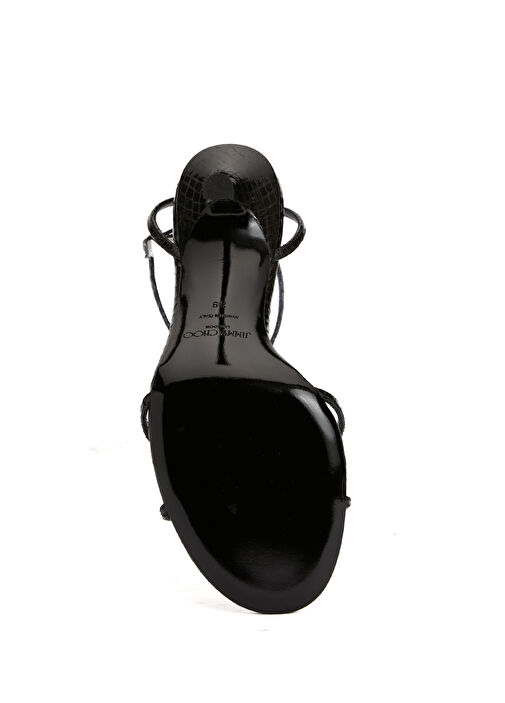 Leo Siyah Kadın Deri Sandalet - Görsel 6