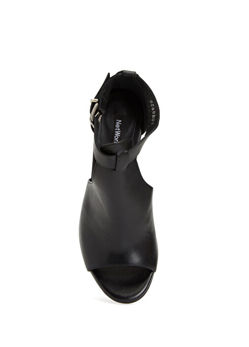 Network Network Siyah Kadın Deri Sandalet Beymen'de! Siyah - 5. görsel