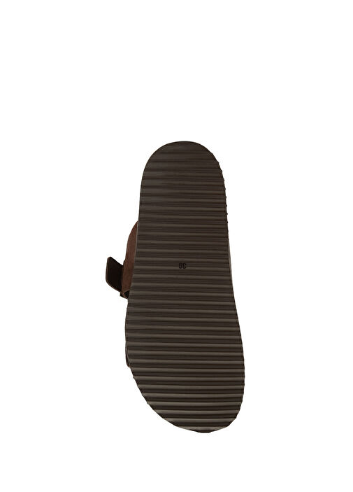 Acı Kahverengi Kadın Süet Terlik - Görsel 6