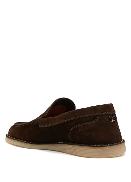 Kahverengi Erkek Deri Loafer - Görsel 4