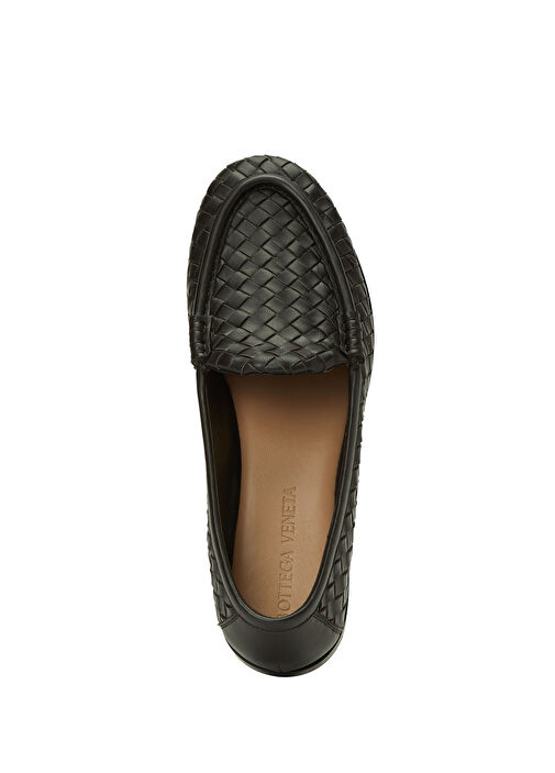 Bottega Veneta Kahverengi Bottega Veneta Deri Kadın Loafer