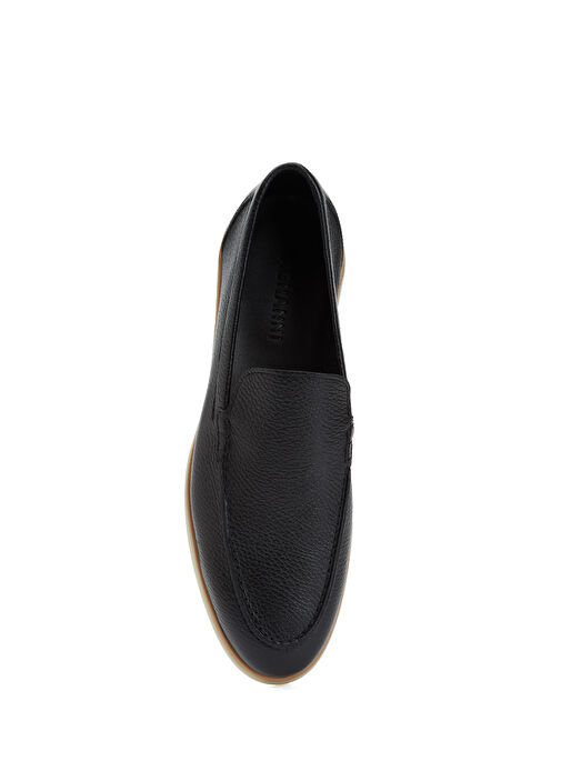 Siyah Erkek Deri Loafer - Görsel 5