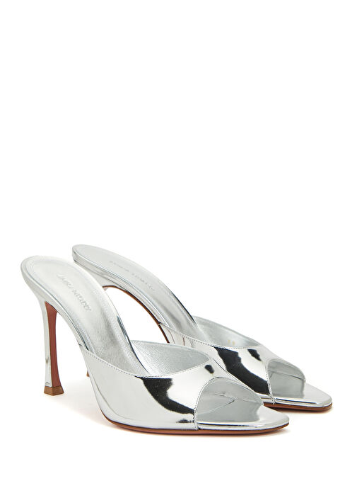 Alexa Silver Kadın Deri Terlik - Görsel 3