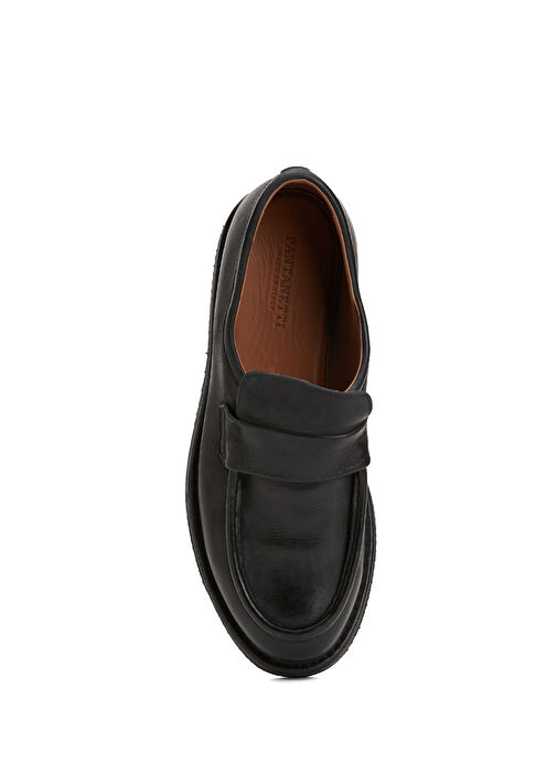 Siyah Erkek Deri Loafer - Görsel 5