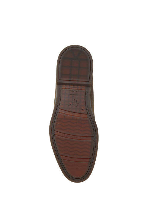 Kahverengi Erkek Deri Loafer - Görsel 6