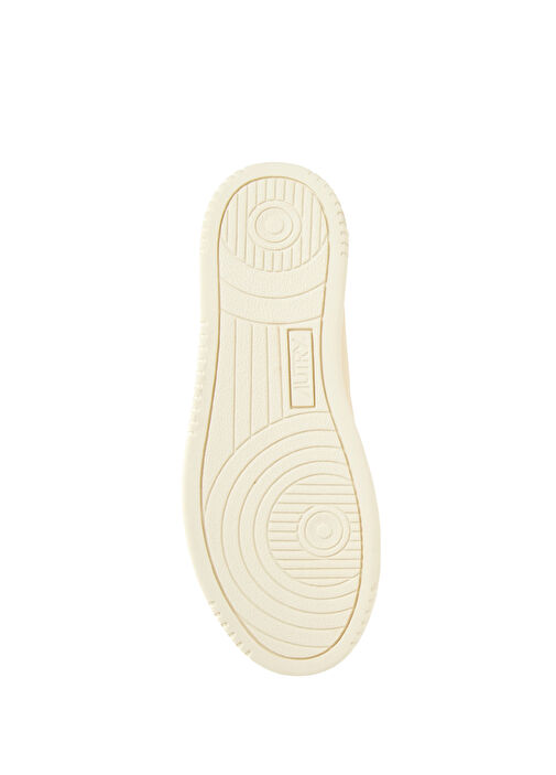 Açık Sarı Kadın Deri Sneaker - Görsel 6