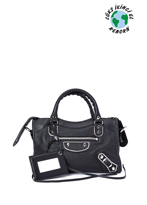 Beymen Reborn - Balenciaga Metallic Edge City Çanta - Siyah