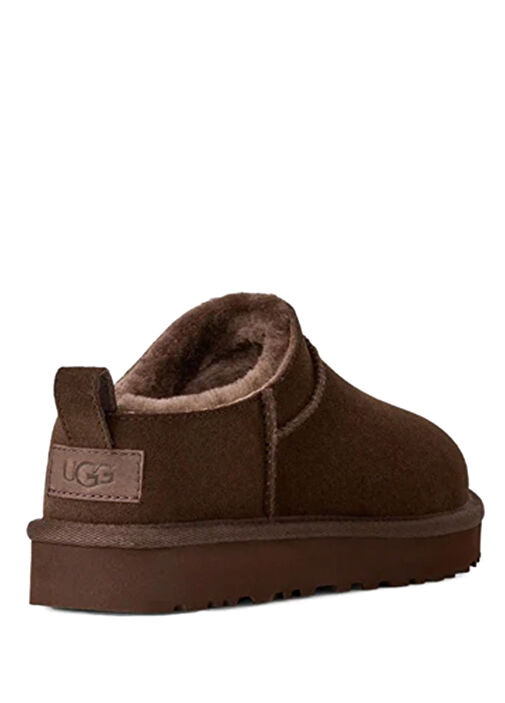 Classic Micro Kahverengi Kadın Süet Slipper - Görsel 5