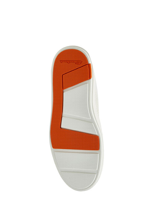 Beyaz Kadın Deri Sneaker - Görsel 6