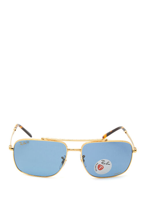 Ray-Ban Blue Gold Unisex Sunglasses