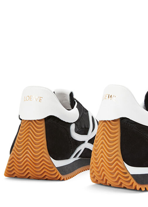 Siyah Logolu Erkek Sneaker - Görsel 5