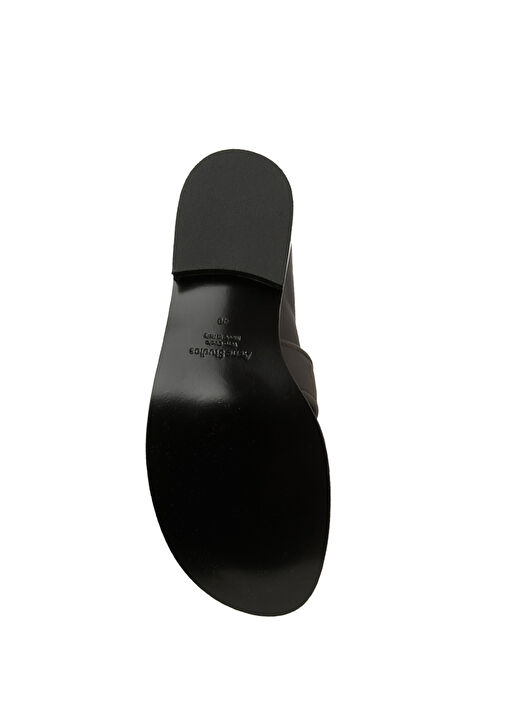 Kahverengi Kadın Deri Loafer - Görsel 6