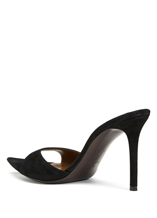 Siyah Kadın Deri Terlik - Görsel 4