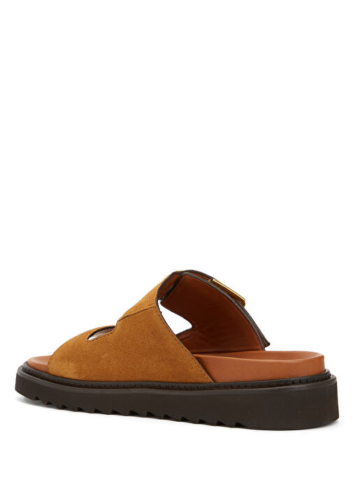 Alpha Taba Kadın Deri Terlik - Görsel 4