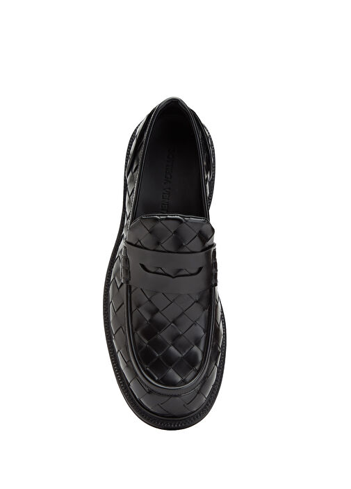 James Siyah Erkek Deri Loafer - Görsel 5