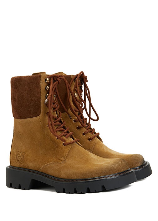 Kahverengi Kadın Süet Bot - Görsel 3
