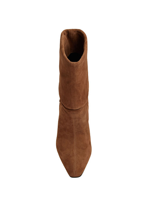Kahverengi Kadın Süet Bot - Görsel 5