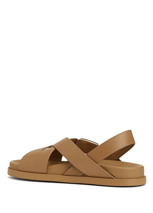 Vizon Kadın Deri Sandalet - Görsel 4