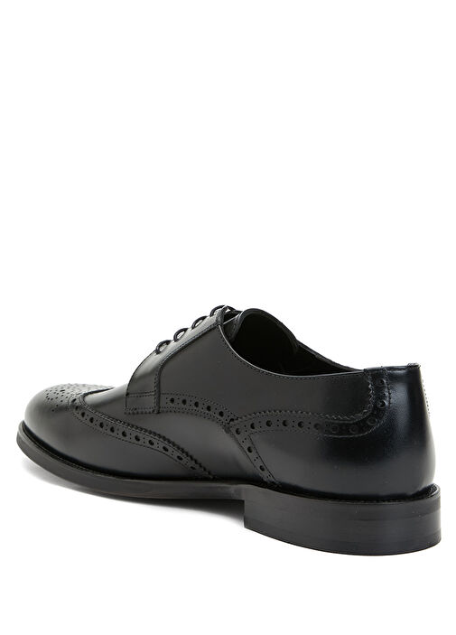 Siyah Erkek Deri Ayakkabı - Görsel 4